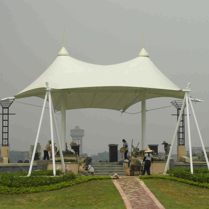 伞形膜结构景观雨篷